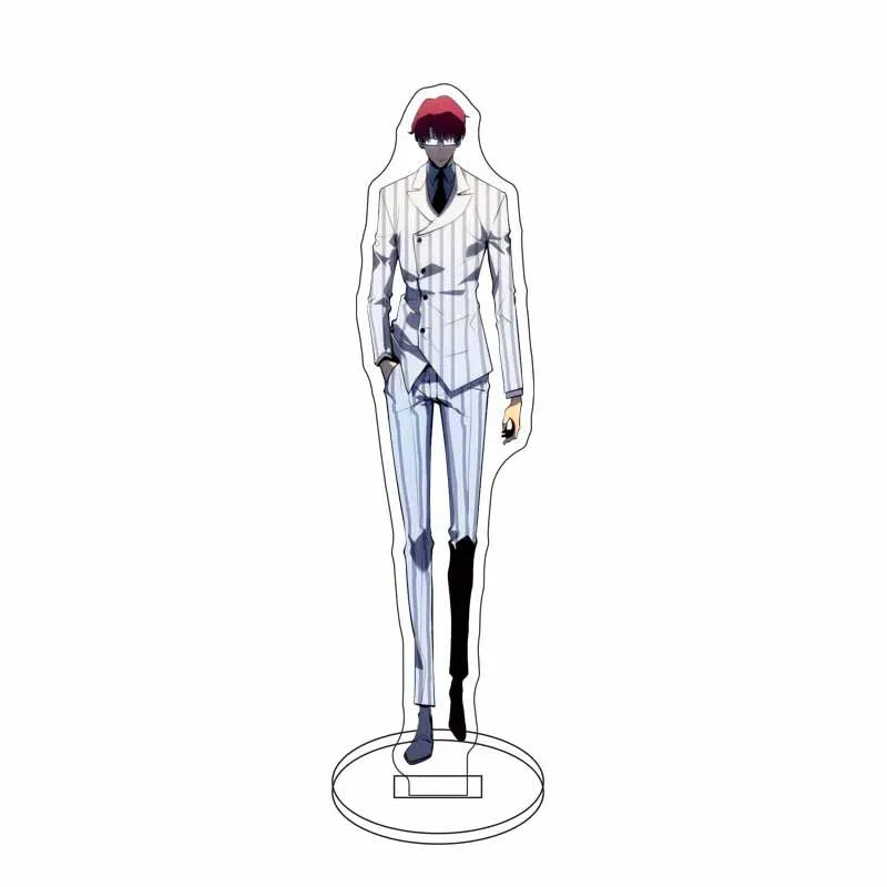 Solo Leveling Sung Jin Woo Yoo Acrylic Anime Stand Model Plate Desk Decoration