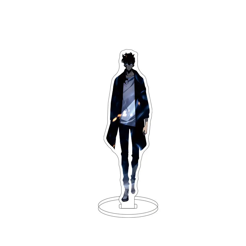 Solo Leveling Sung Jin Woo Yoo Acrylic Anime Stand Model Plate Desk Decoration