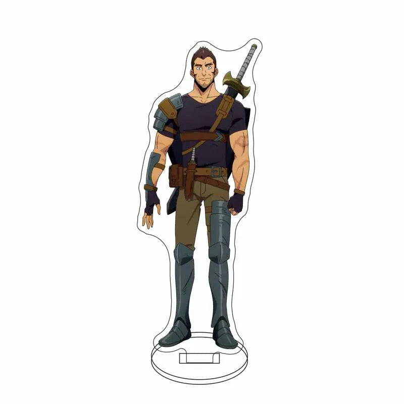 Solo Leveling Sung Jin Woo Yoo Acrylic Anime Stand Model Plate Desk Decoration