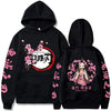 Nezuko Kamado Graphic Print Long Sleeve Streetwear Hoodie