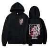 Attack on Titan Warm Sweatshirt Graphical Printed Hoodie Casual Streetwear