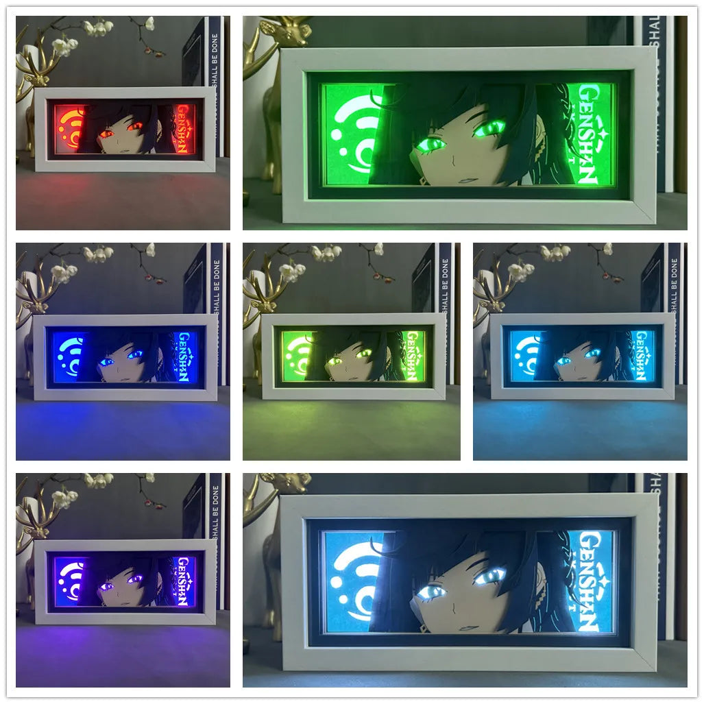 Genshin Impact Bedroom Room Night Light Box