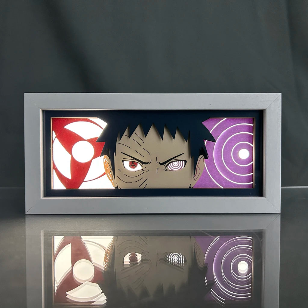 Naruto Lightbox Manga for Bedroom Decor Led Night Light Paper Lamp