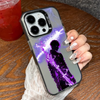 Solo Leveling Phone Case For IPhone 16 15 14 13 12 Pro Max Plus Aurora Laser Gradient Shockproof