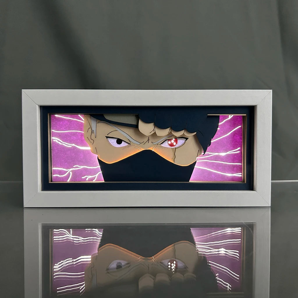 Naruto Lightbox Manga for Bedroom Decor Led Night Light Paper Lamp