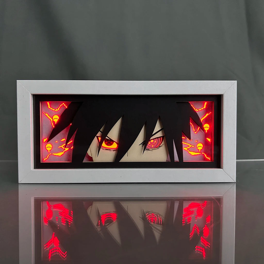 Naruto Lightbox Manga for Bedroom Decor Led Night Light Paper Lamp