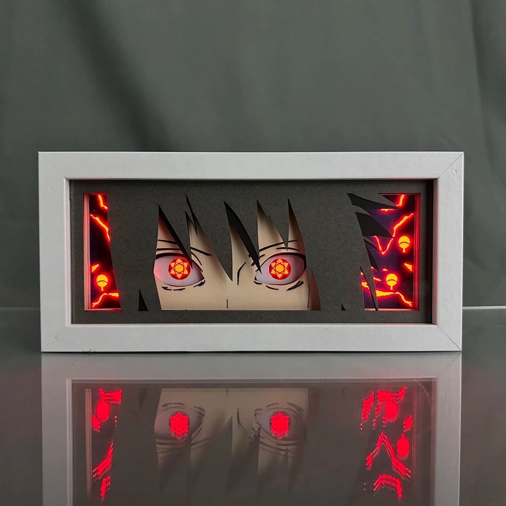 Naruto Lightbox Manga for Bedroom Decor Led Night Light Paper Lamp