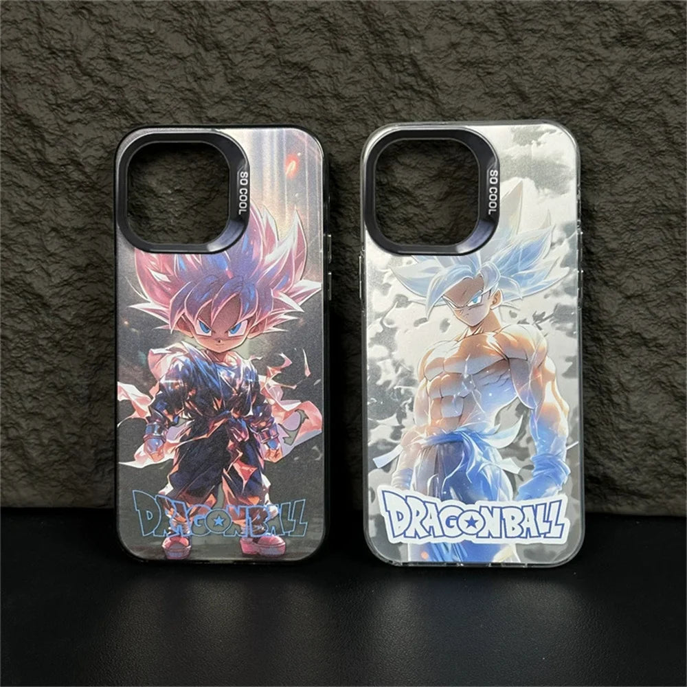 Dragon Ball Goku & Vegeta Phone Case for iPhone 16 15 14 13 12 11 Max Back Cover