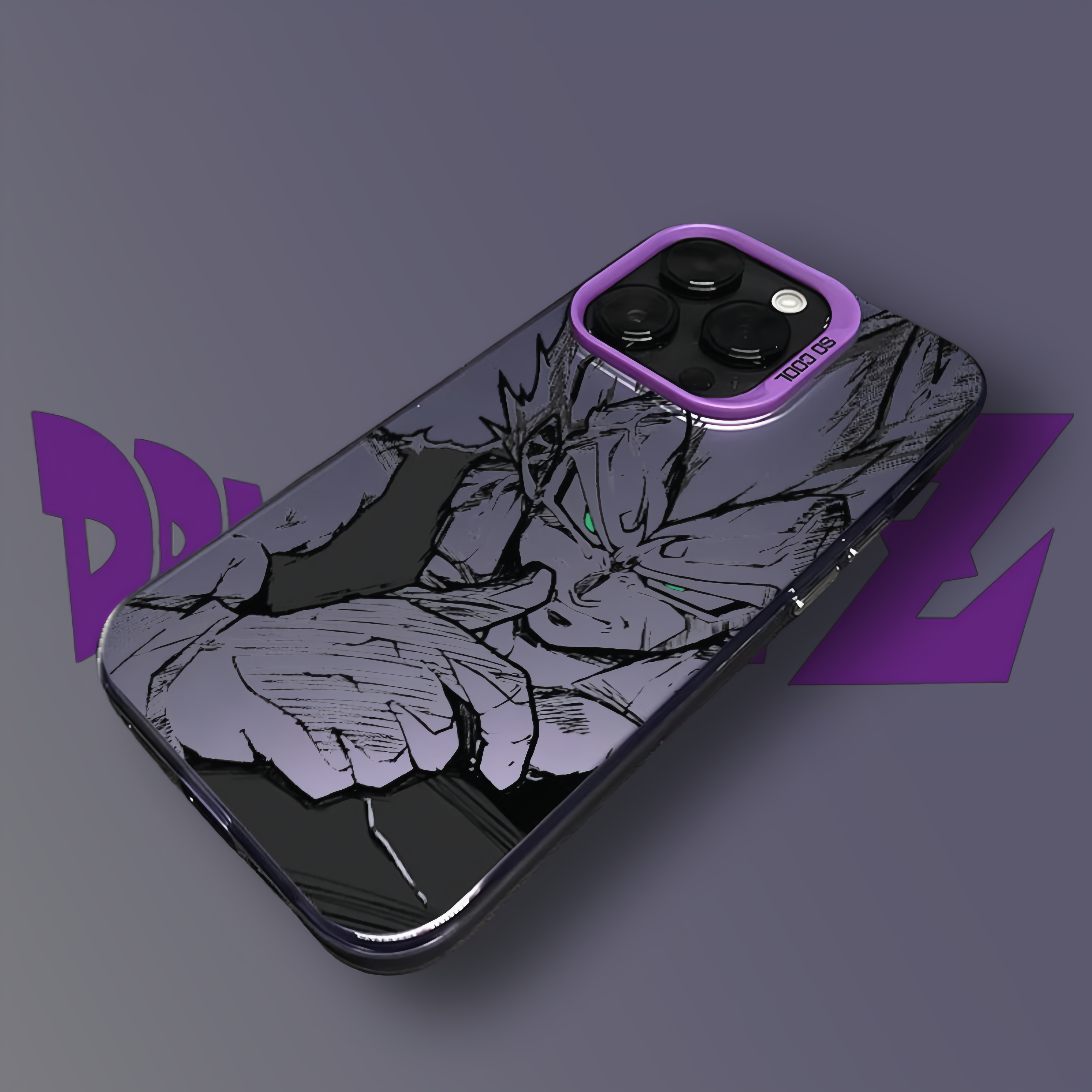 Dragon Ball Apple iPhone 15 14 Pro Max Plus Colorful Silver Cover Phone Case