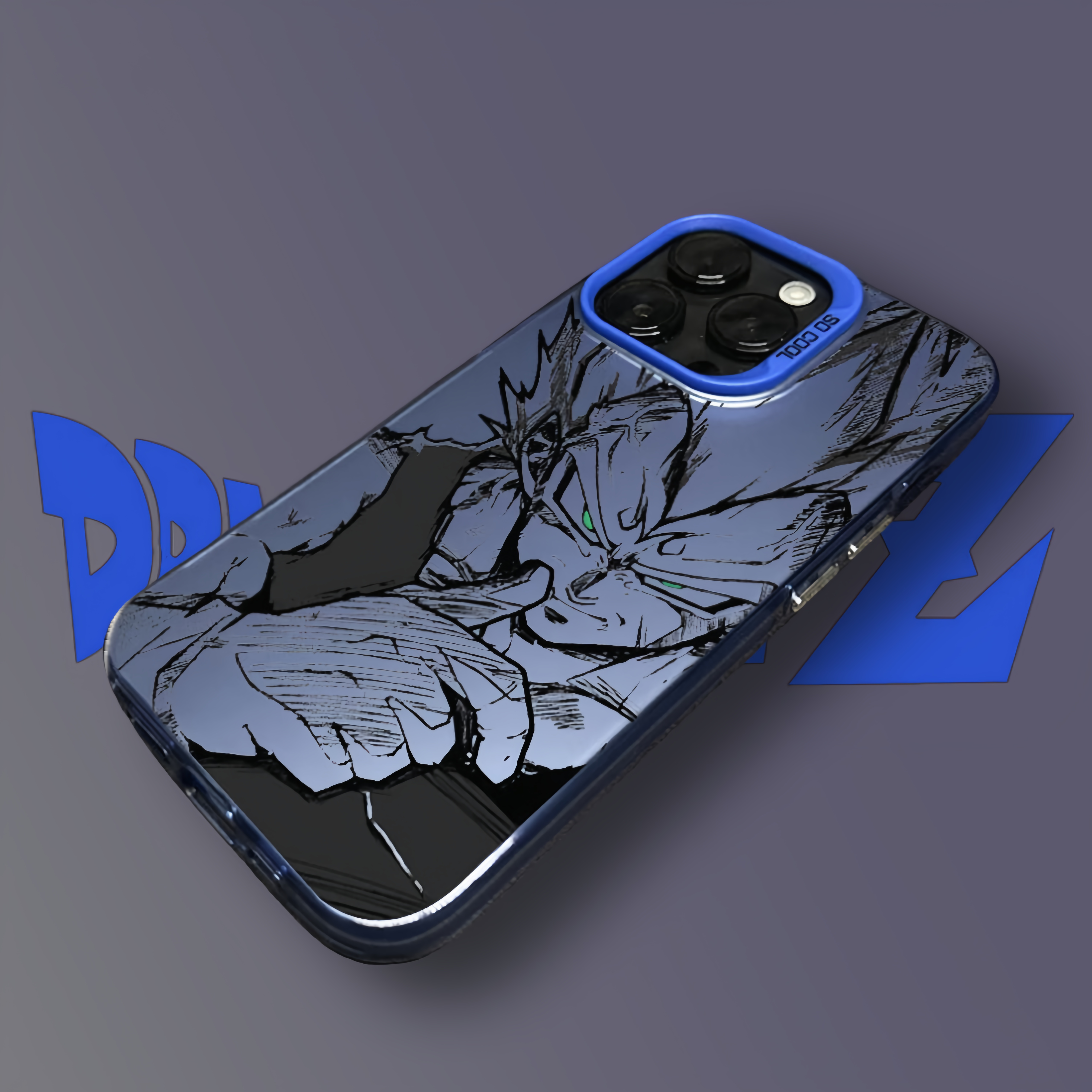 Dragon Ball Apple iPhone 15 14 Pro Max Plus Colorful Silver Cover Phone Case