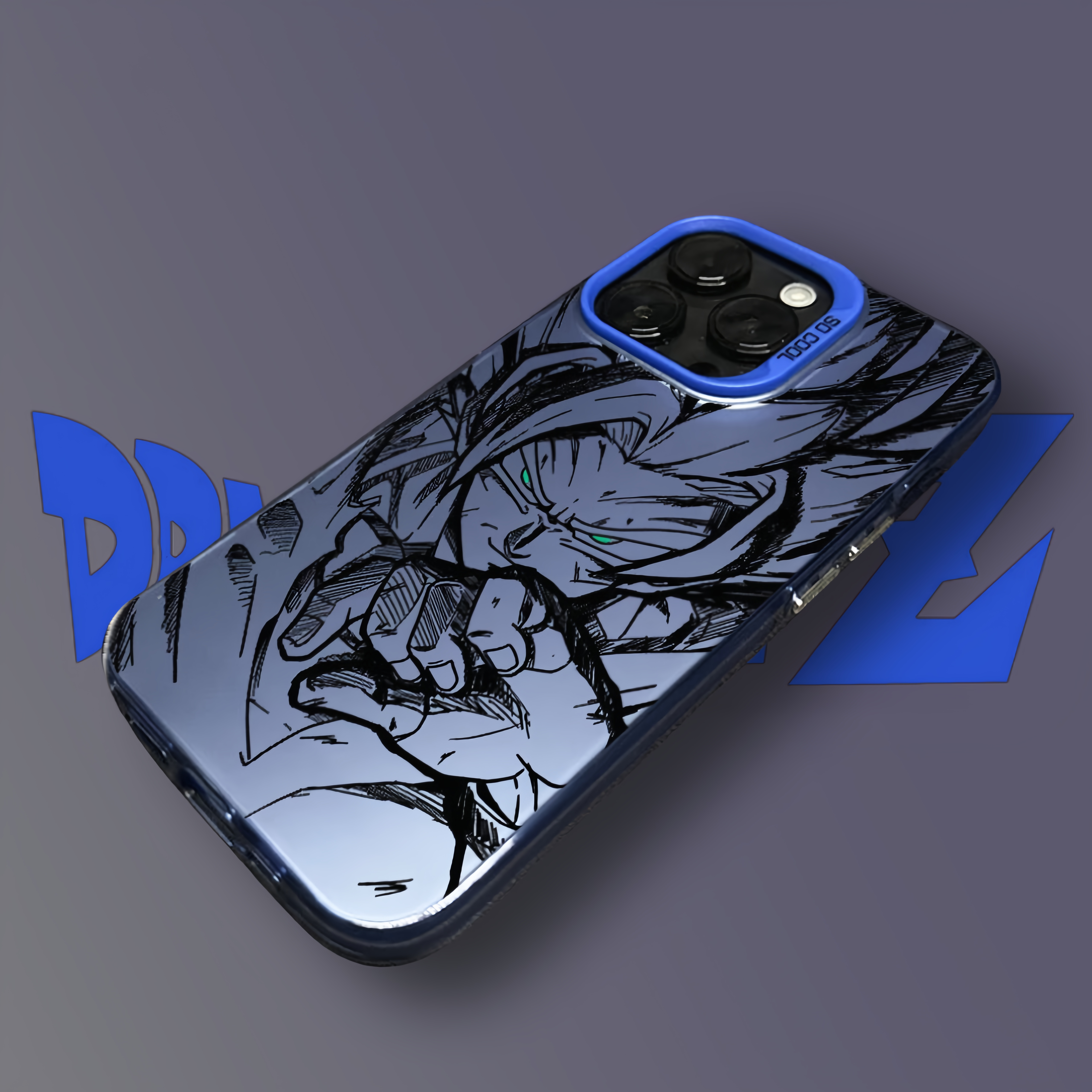 Dragon Ball Apple iPhone 15 14 Pro Max Plus Colorful Silver Cover Phone Case